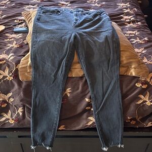 Good American Dark Gray Skinny Jeans